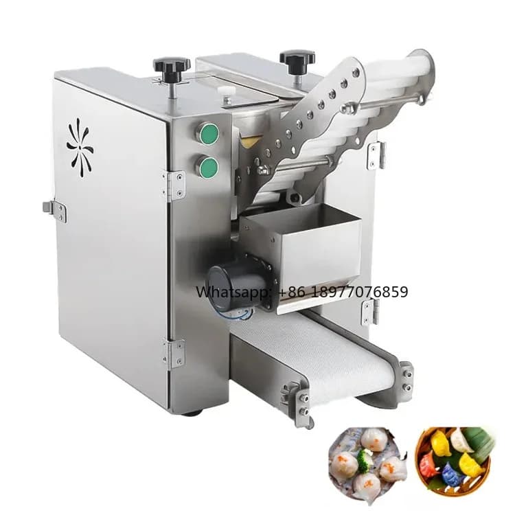 2026 Automatic Dumpling Machine Chapati Pasta Papad Momo Empanada Tortill Samosa Gyoza Wonton Wrapper Maker