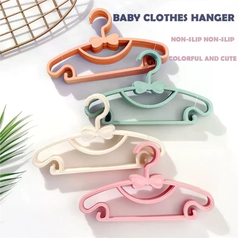 Baby Kids Clothes Hanger Set Durable Anti Slip: 12PCS Infant Clothing Display Organizer