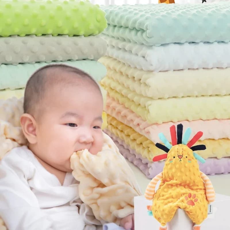 Doudou Down Fabric Baby Class a Super Soft Bed Products Sleeping Bag Blanket Doll Pillow Sew Wholesale Material Cloth by Meter