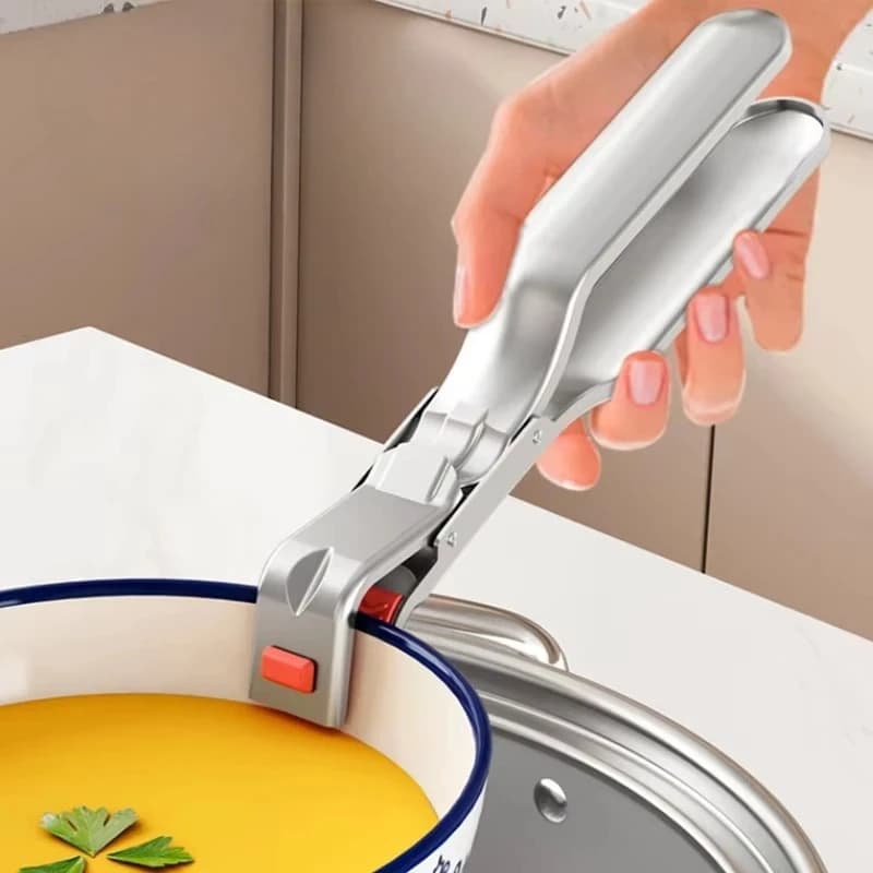 1 Pezzo Pinza Anti-scottatura per Ciotole e Piatti Caldi, Pinza per Friggitrice ad Aria, Utensile da Cucina