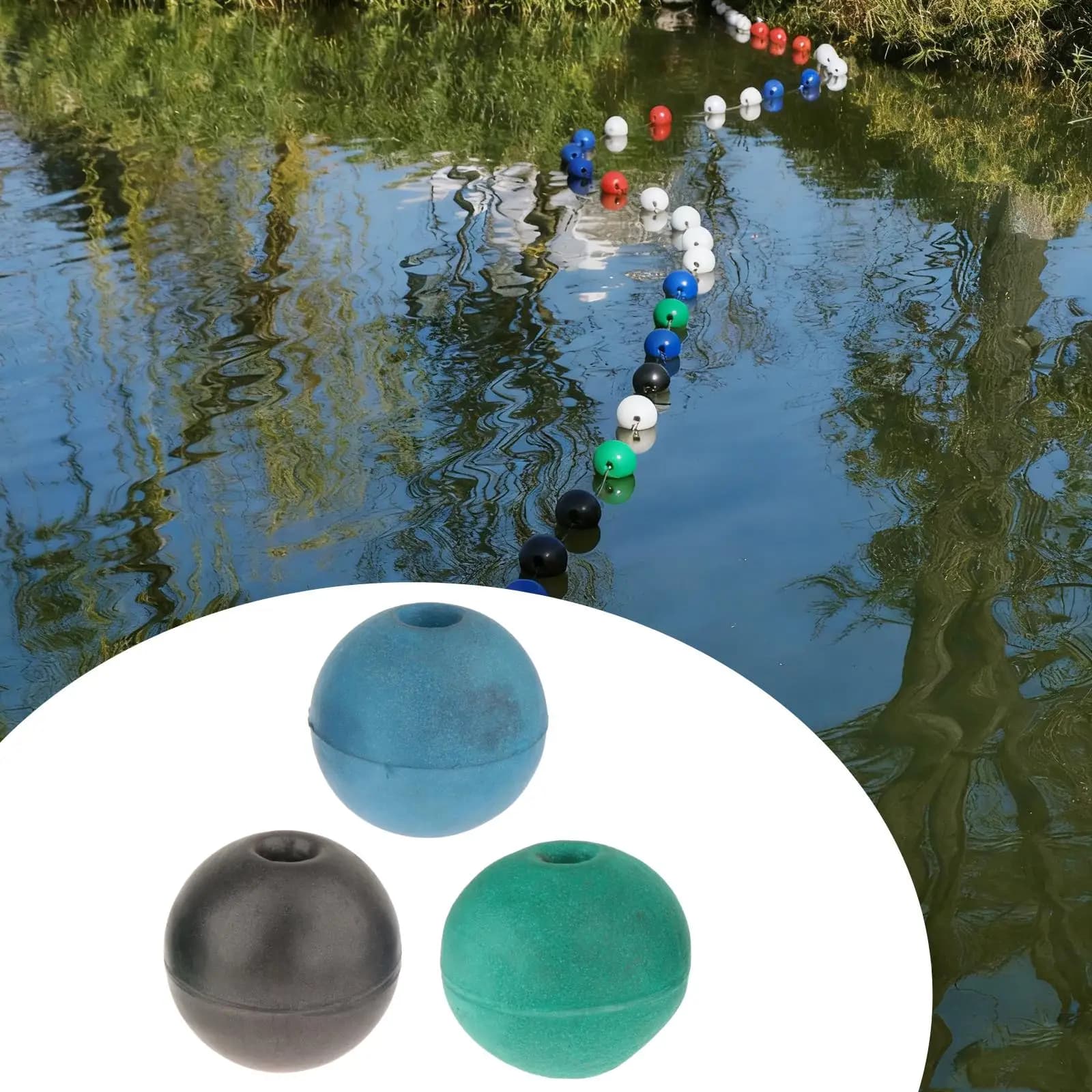 Rope Float Boat Anchor Buoy 15 cm Buoyant Accessory Kayak Anchor Float for Pool Swim Lane Water Activities Dock Sea Channel