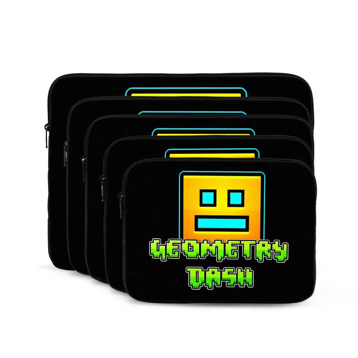 Geometry Dash Notebook Borsa per laptop Custodia per custodia 10 12 13 15 17 pollici Custodia per notebook Custodia antiurto per tablet