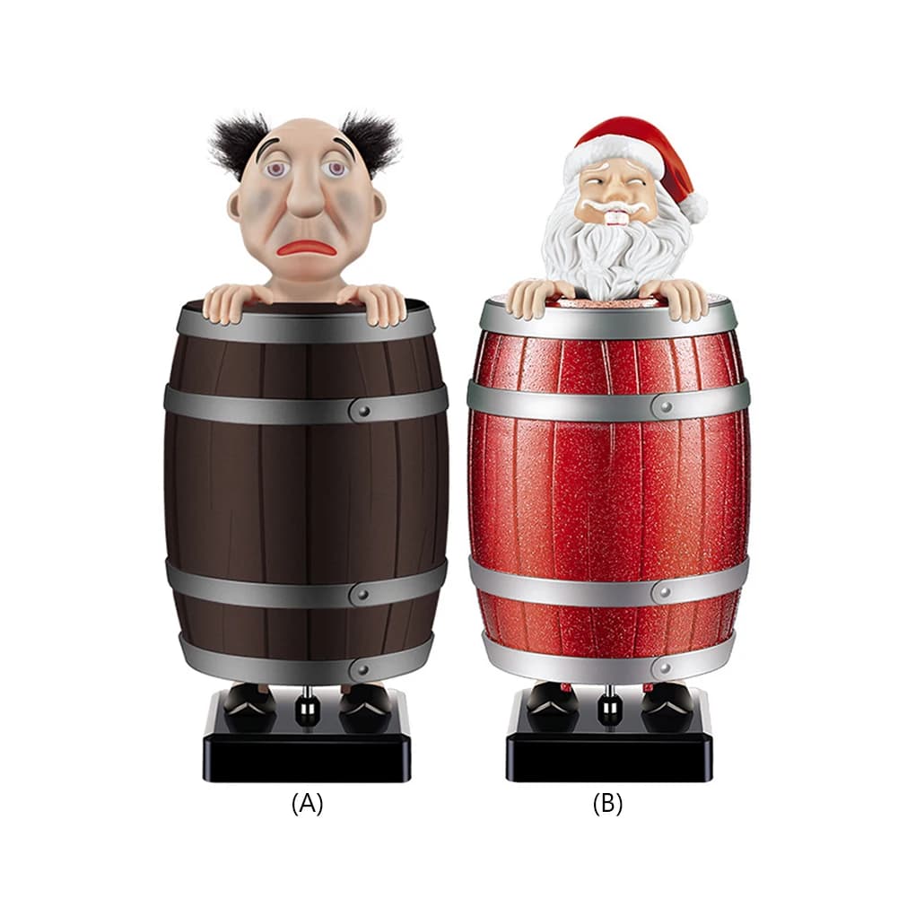Scatole Automatiche per Sigarette a Forma di Babbo Natale, Dispenser e Contenitore per Sigarette, Scatole Divertenti per Sigarette, Regalo Natalizio Originale