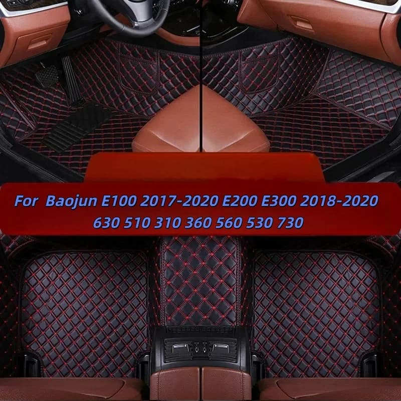 Tappetini Auto Personalizzati Antiscivolo 630 510 310 360 560 530 730 2017-2020 E200 E300 2018-2020 Accessori per Baojun E100