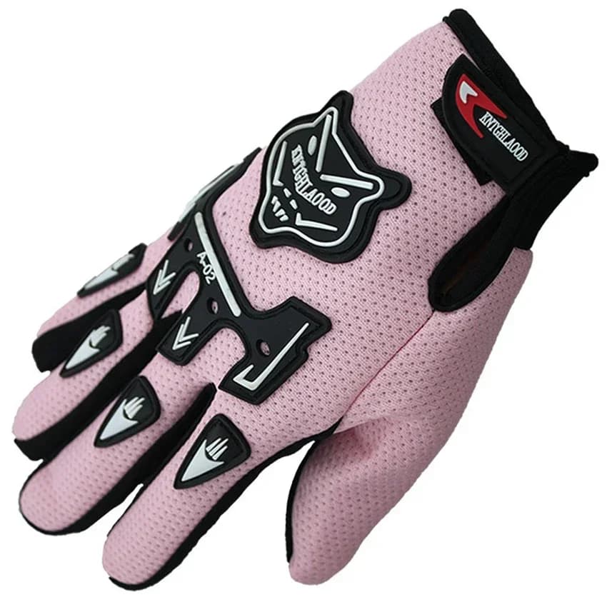 Per bambini guanti da Moto estate inverno Full Finger bambini 3-12 anni bambini Moto Motocross Luvas guanto da corsa in pelle