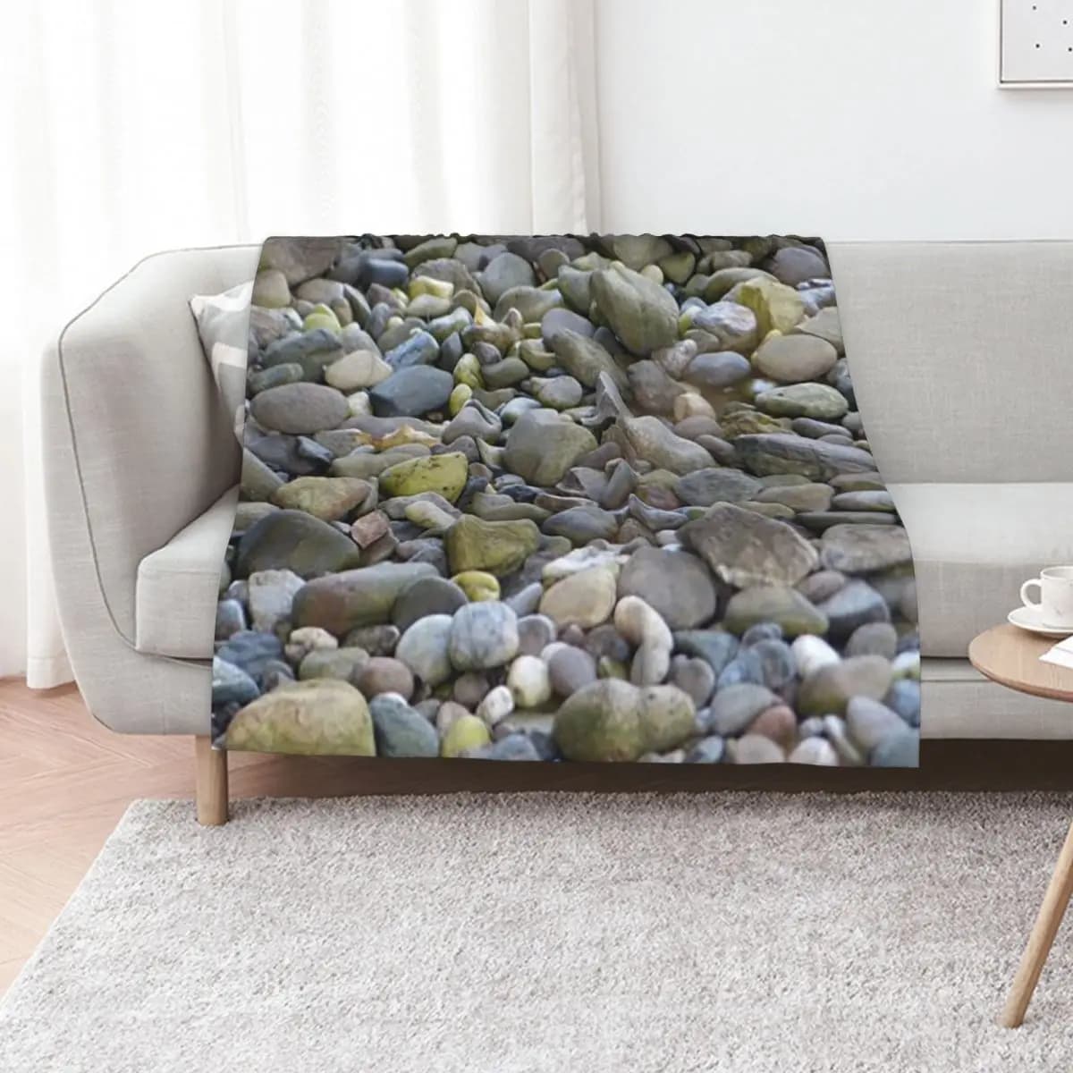 Stones, Pebbles, and Rocks Throw Blanket Luxury For Baby Sleeping Bag Decorative Beds Cute Plaid wednesday Blankets