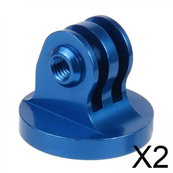 Fixed mounting base on 2x tripod for action cam GoPro 9 Accessories for mounting on blue camera