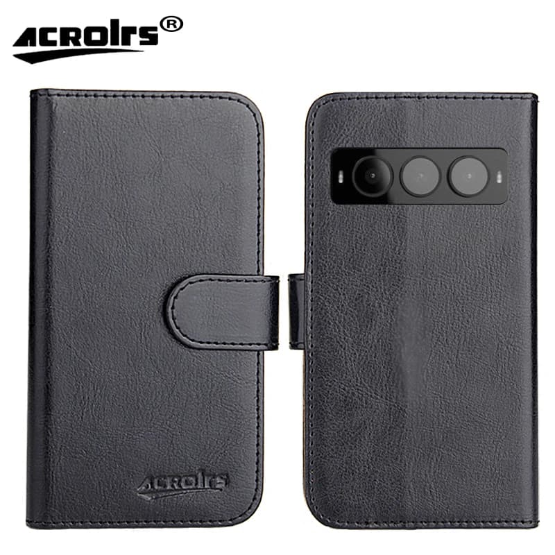 Rikor Neuro S5 Case 6.79" Flip Ultra-thin Clamshell Fashion Retro Soft Leather Exclusive Phone Protective Cover