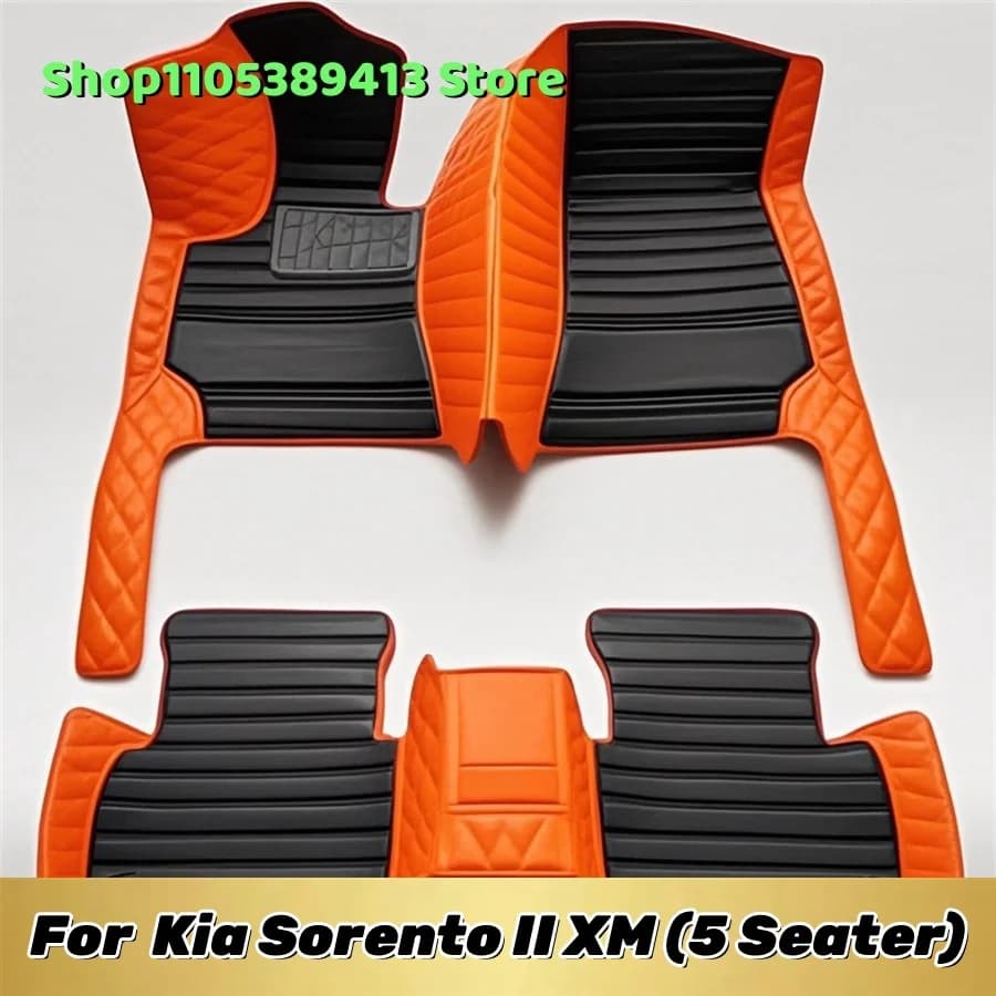 Tappetini Auto Personalizzati per Interni, Accessori per Kia Sorento II XM (5 Posti) 2012 2011 2010 2009 - Tappeti e Moquette