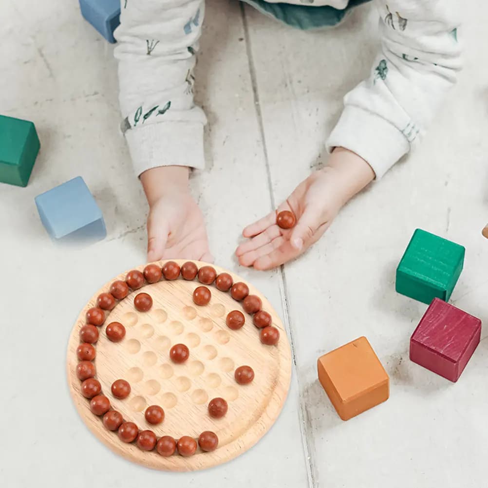 2 Set di Scacchi Memoristici con Scacchiera in Legno dai Colori Vivaci, Kit Gioco da Tavolo Educativo e Divertente per Bambini e Adulti, Ideale per Viaggi, Ufficio e Scuola