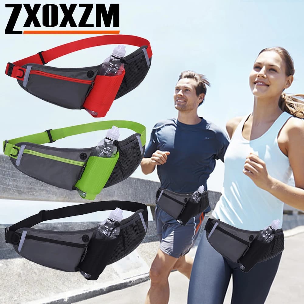Adjustable Running Waist Bag for 1 Piece Moisturizing Women, Waterproof Sports Waist Bag for Hiking (Bottle Not Included)