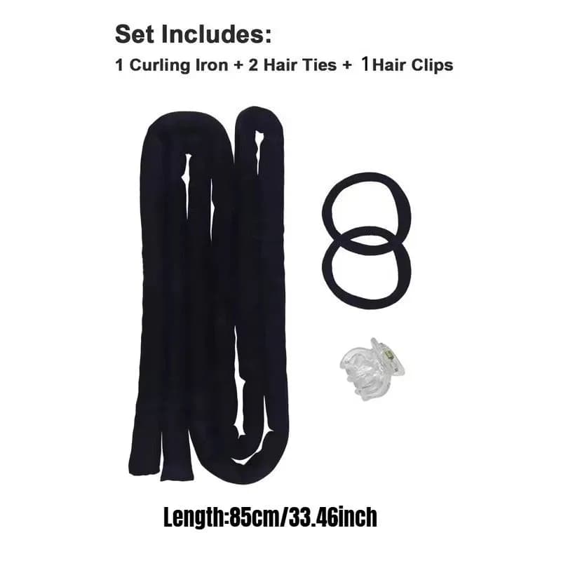 Set of heat-free sprinkler bands 0,8/0,85 M Silk curls without heat Soft hair rollers for sleeping Night Styling Tools for curling lazy