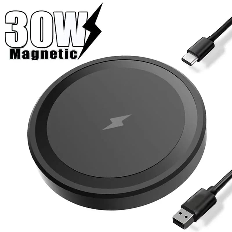 Base di Ricarica Magnetica Wireless per iPhone Magsafe 17 16 15 14 13 12 Pro Max - Supporto da Tavolo per Ricarica Rapida Magnetica