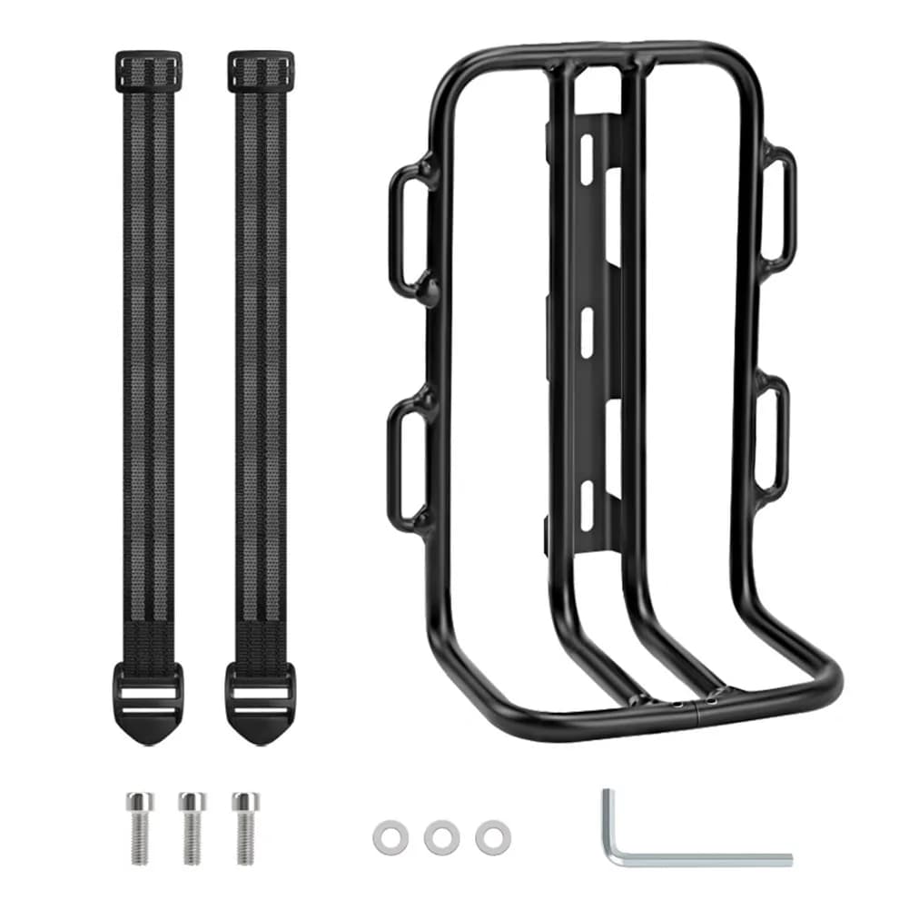 AAABicycle FrontForkShelfBike Front Rack Carrier Pannier Aluminum Alloy Outdoor Cycling Racks Load Bearing Luggage Shelf Bracket