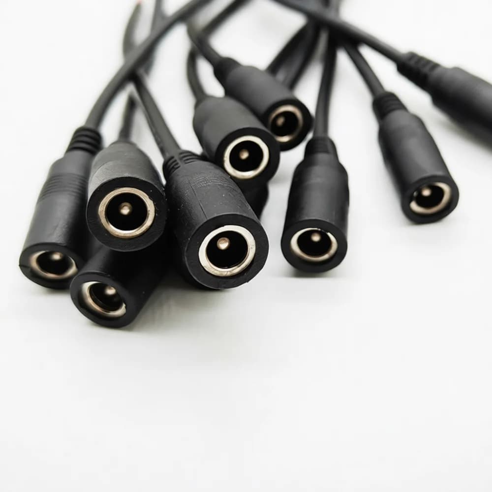 Durable DC Power Extension Cord 18AWG 5 5x2 1mm Connector For Waterproof LED Strip Light Electronic Equipment 12V 19V 24V
