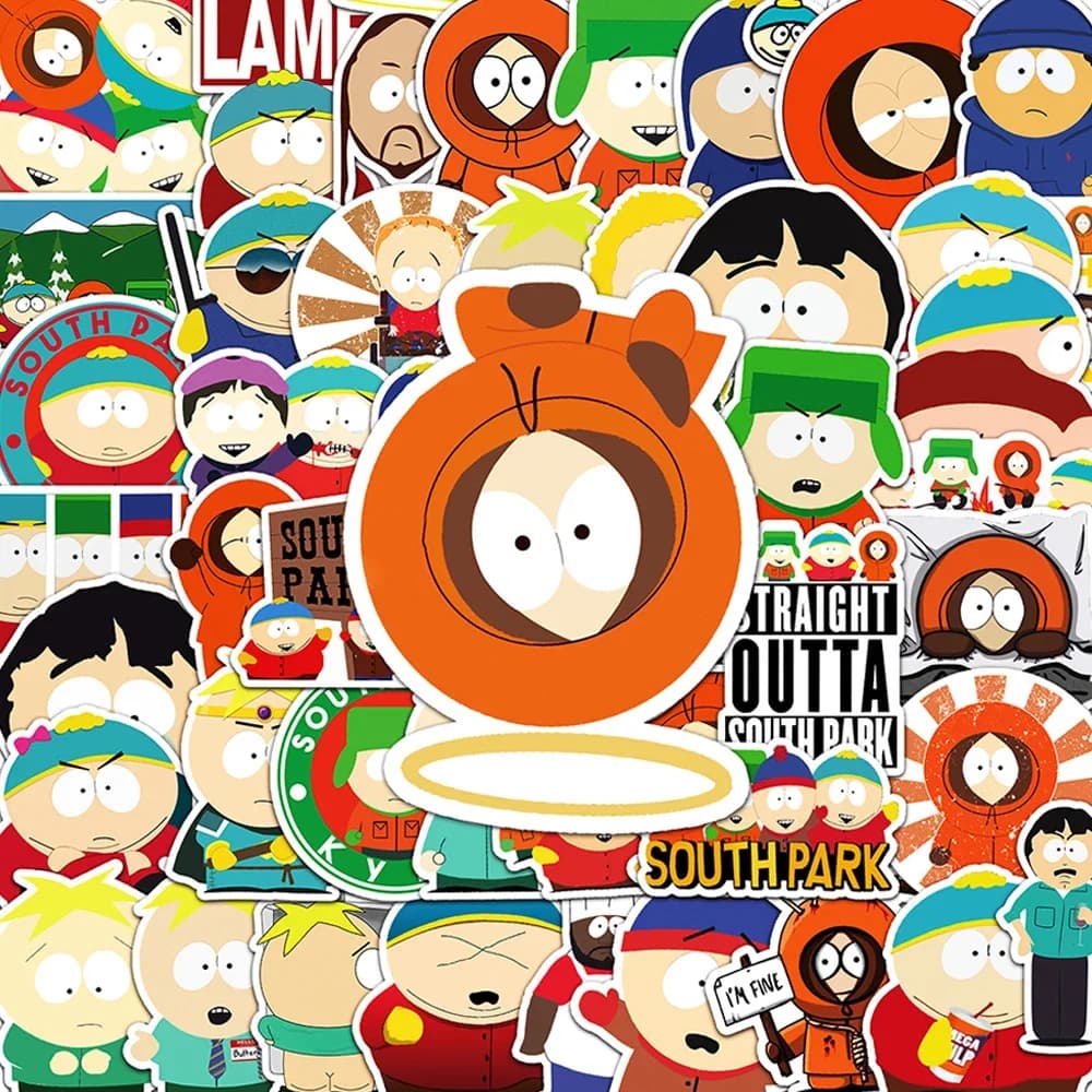 10/30/50pcs Parks In The South Cartoon adesivi decalcomanie giocattoli telefono fai da te laptop skateboard auto impermeabile carino anime adesivi regali