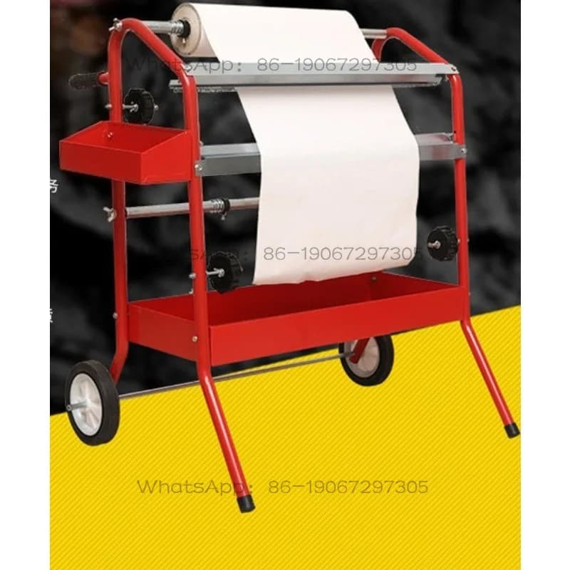 Mobile Multifunctional Car Spray Painting Masking Paper Shelf Paint Spray Protective Film Bracket