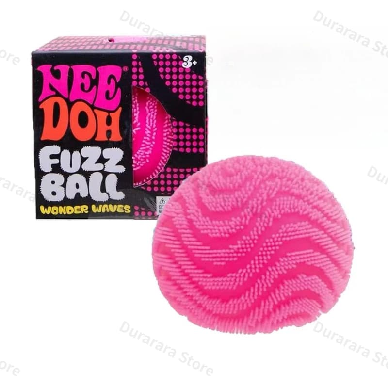 Nuova Palla Sensoriale Fuzz Ball Nee Doh Wonder Waves, Giocattolo Antistress Testurizzato per Adulti e Bambini