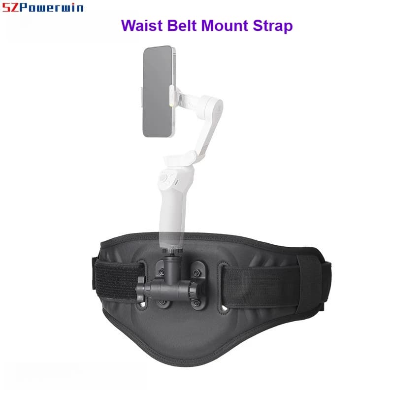 Cinghia di fissaggio per cintura + bastone per selfie regolabile per accessori di ricambio per fotocamere sportive panoramiche Insta360/GoPro/DJI