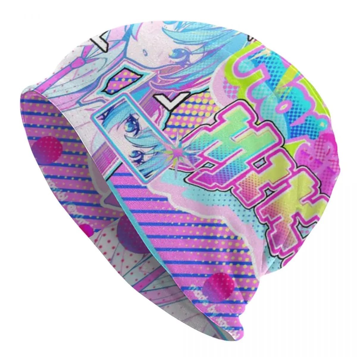 Hatsune Miku Chemio Beanie Cap Donna Uomo Inverno Streetwear Skullies Cap Cofano Cappello lavorato a maglia