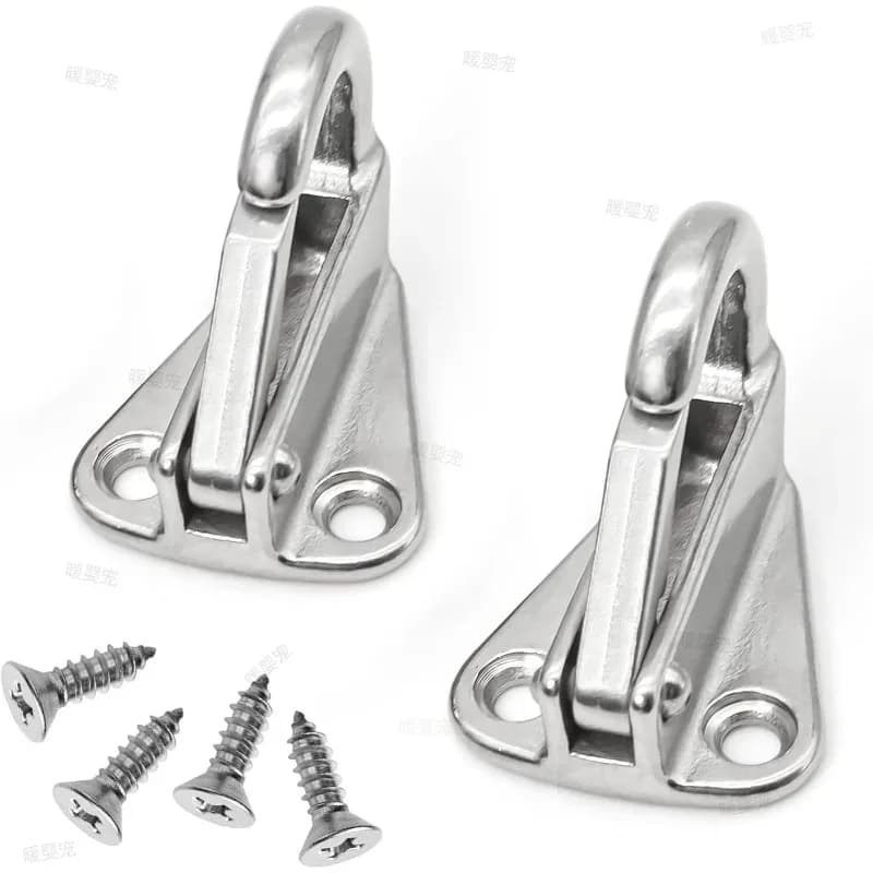 Stainless Steel Boat Spring Snap Fending Hook Fender Hook Spring Hook Snap Attach Rope for Marine Hardware Boat Accessories