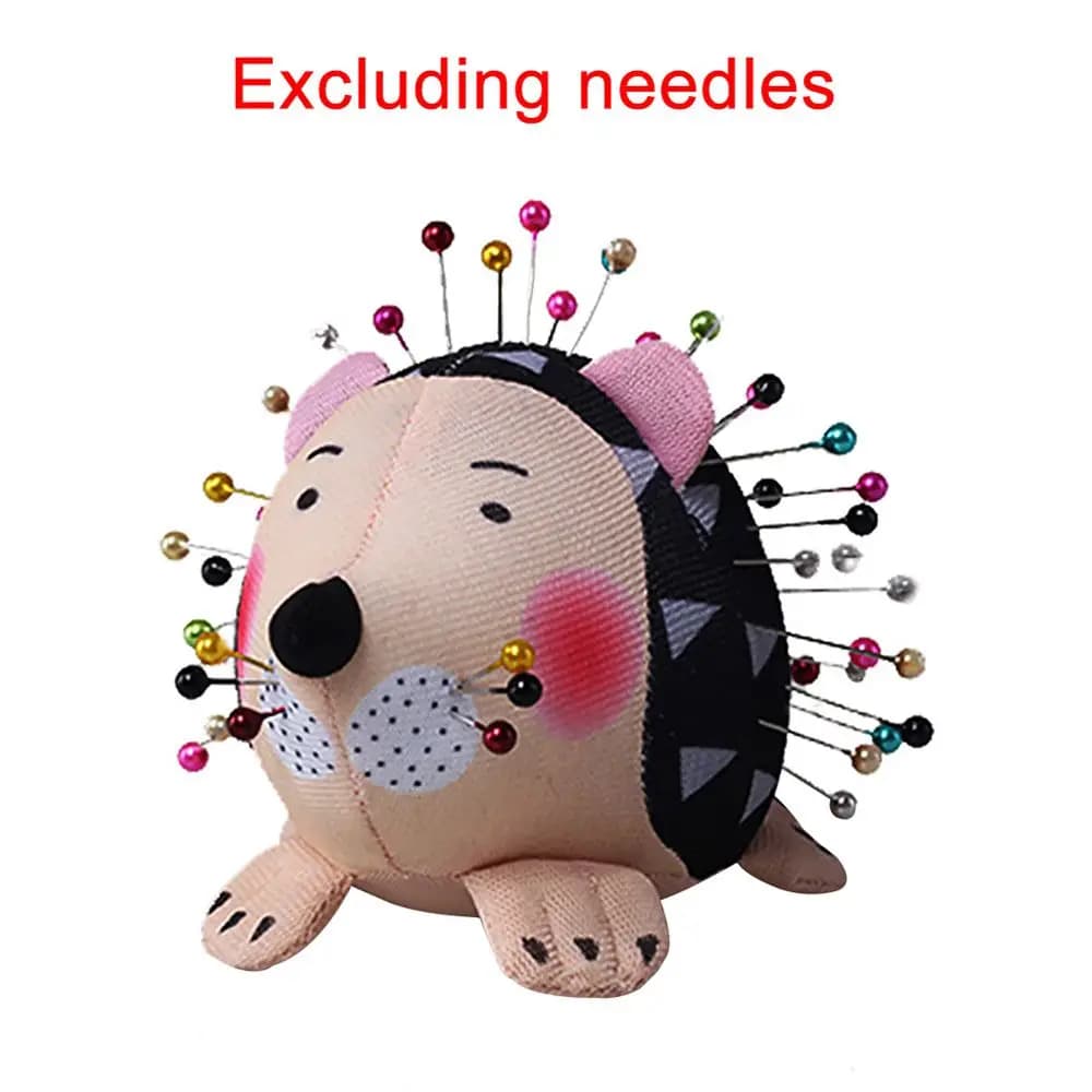 Cartone animato portatile riccio punto croce fai da te artigianale cuscino porta aghi forniture per cucire per la casa cuscino per ago cuscino