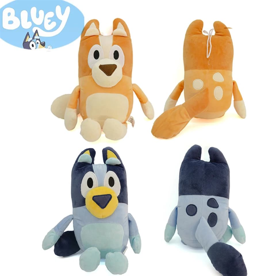 --NUOVO Bluey Dog Bingo Famiglia 25 cm Peluche Cartoon Dog Animali di peluche morbidi Bambole Compleanno Regali di Natale Famiglia Blue-y Bingo