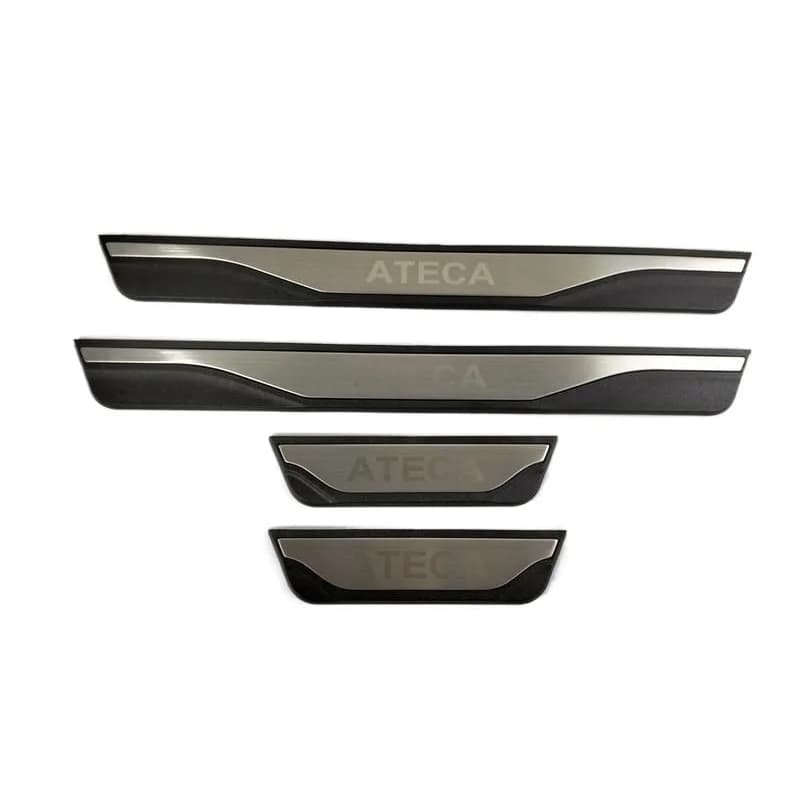 4 pz/lotto per 2016-2021 SEAT ATECA KH7 ABS in acciaio inox Auto Car Door davanzale pedale benvenuto Scuff piastra decorazione copertura