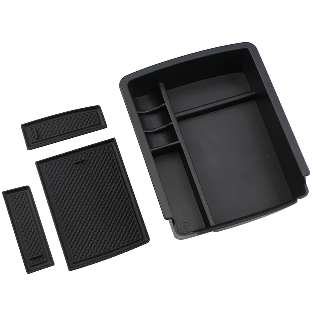 ABS Car Center Console for Golf 7 Golf Mk7 VII 5G GT I R Acc. Tray Center Storage Layer Black Center Console Glove Box