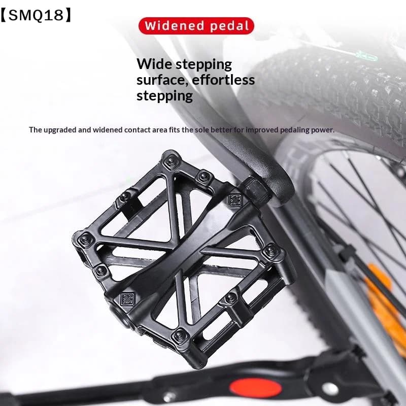 1 Pair Double Ball Bicycle Pedals Aluminum Alloy Anti Skid Mountain Bike Pedals Ultra-Light Flat Cycling Treadle Platform【SMQ】