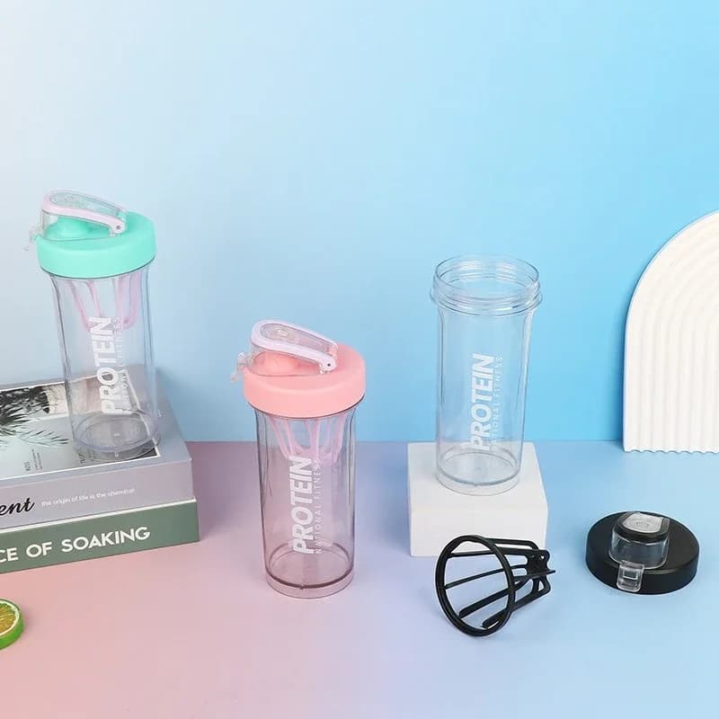 Large Capacity Protein Powder Shaker Bottle Mixing Cup Water Bottle Body Building Exercise Fitness Mixer Workout Tool