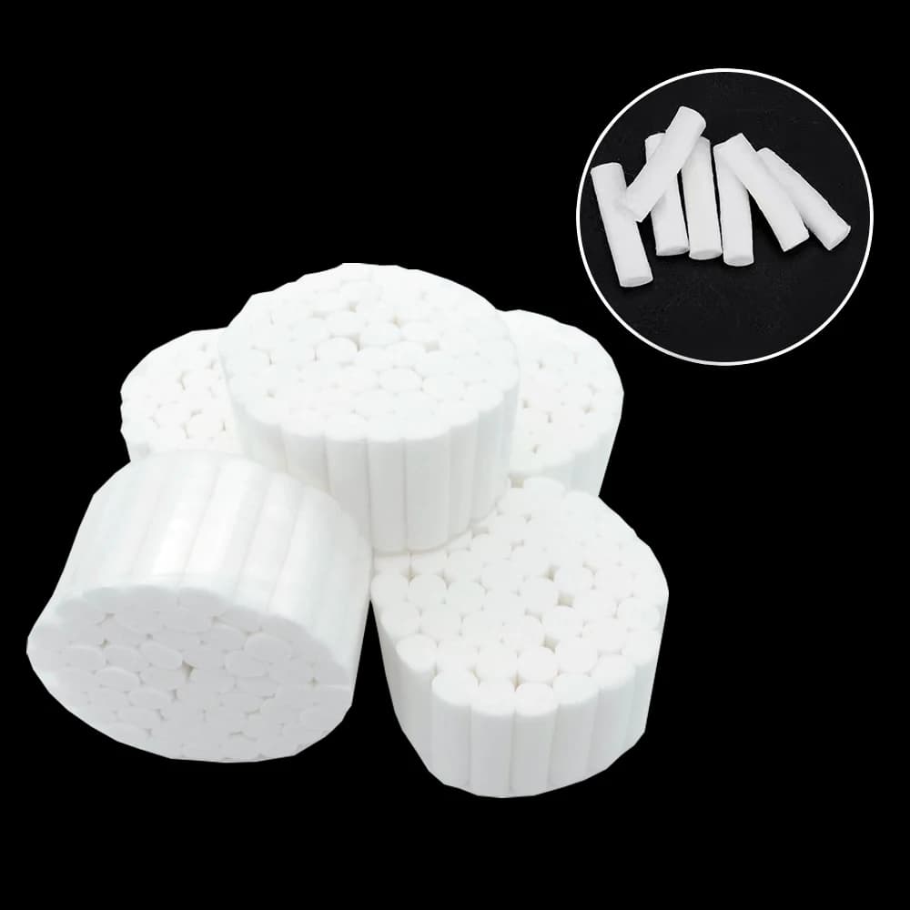 Disposable Dental Cotton Roll Cleaning Teeth Whitening Medical Treatment High Purity Dentist Oral Absorbent Hea