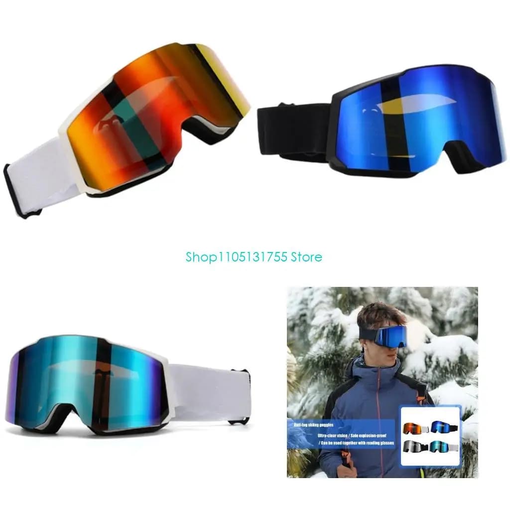 Occhiali da neve antiappannamento Claritys adatti per condizioni estreme della pendenza da sci, adatti per lo sci, lo snowboard, il pattinaggio su ghiaccio