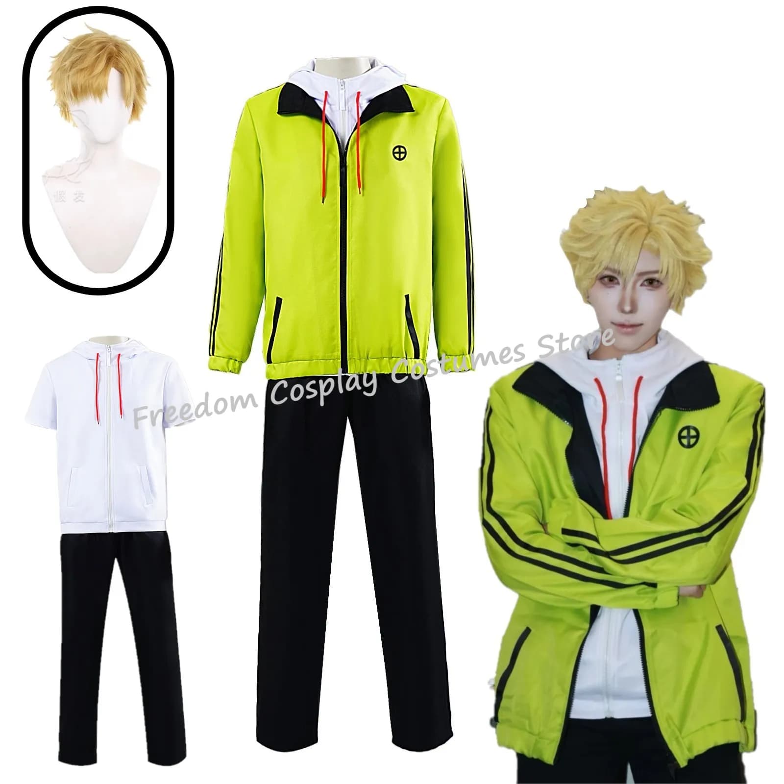 Costume Cosplay Anime Medalist Akeuraji Tsukasa, Uniforme da Allenatore di Pattinaggio su Ghiaccio, Felpa con Cappuccio Bianca, Abbigliamento Casual per Uomo Adulto