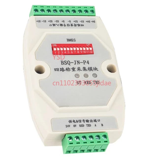 Trasmettitore digitale a 4 canali BSQ-JN-P4 – Conversione e amplificazione del segnale del sensore, interfacce RS485