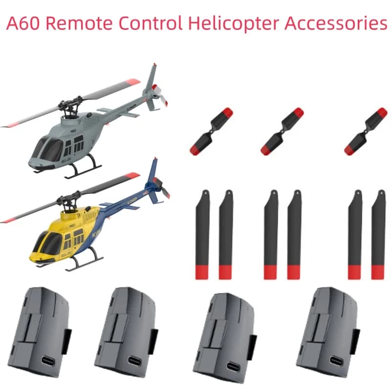 3.7V 220mAh Batteria Per A60 Elicottero A60 Telecomando RC Elicottero Batteria Pale Pezzi di Ricambio Accessori A60 Elica USB