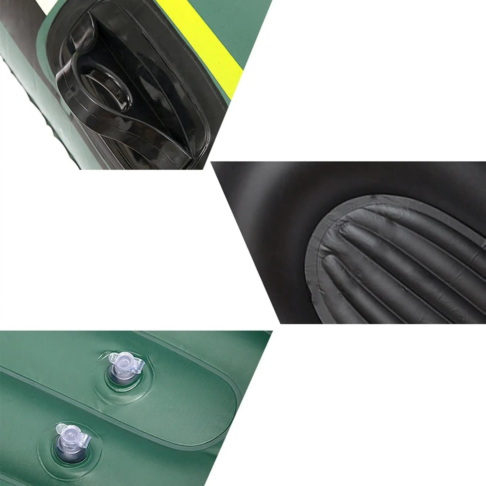 Gommone Gonfiabile con Pagaia in PVC ad Alta Resistenza, Kayak Galleggiante per Lago, per Pesca e Divertimento Acquatico all'Aperto