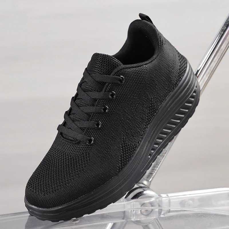 Solid Stitching Unisex Mesh Running Shoes Tough Woven Mesh Upper Abrasion Proof Bottom Daily Long Term Outdoor Walking Sport