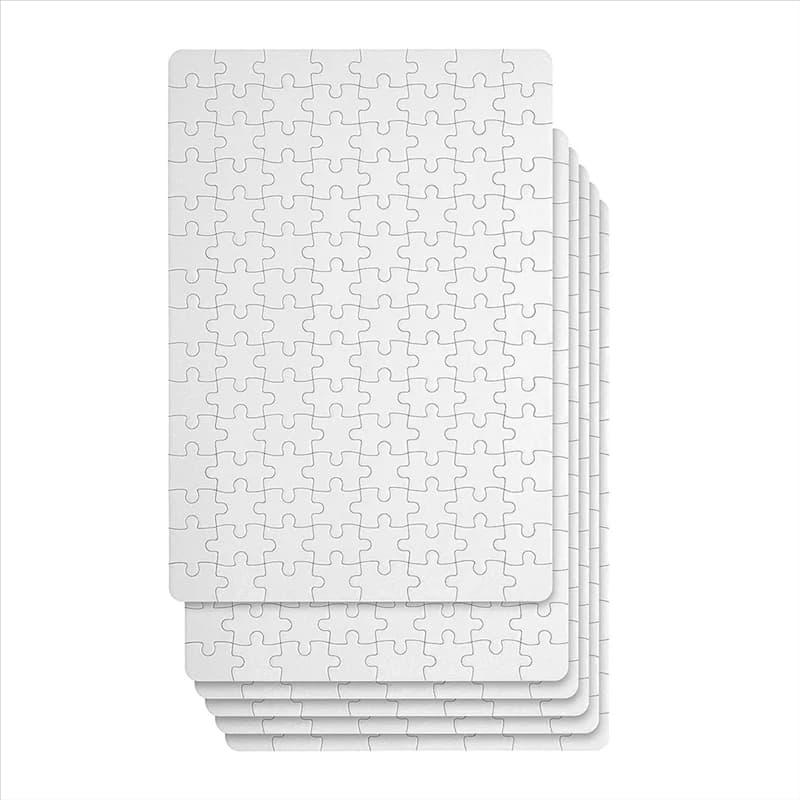 Sublimazione Blanks Puzzle Puzzle vuoto fai da te per trasferimento a sublimazione trasferimento termico stampa a caldo artigianato A4