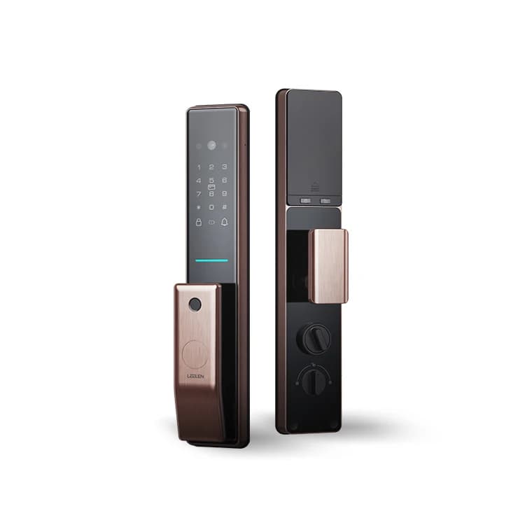 ZJZ LEELEN Cerraduras De Seguridad Para Puertas Catenaccio di sicurezza Serratura per porta Wifi Smart Fingerprint Digital Door Lock con fotocamera