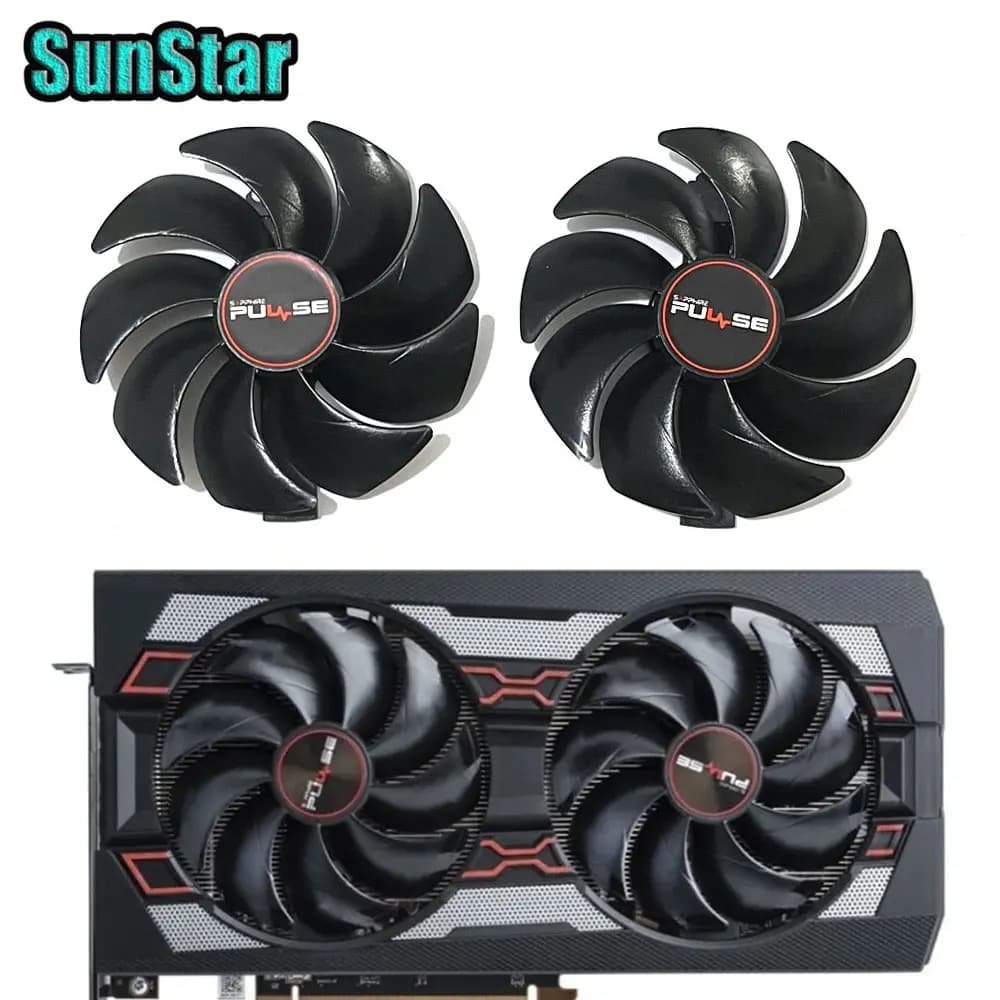 NUOVO 95 MILLIMETRI FD10015M12D RX 5500XT 5700XT GPU Ventola di Raffreddamento Per Sapphire RX 5500 5600 5700 XT PULSE Ventola di Raffreddamento Della Scheda Video CF1015H12D