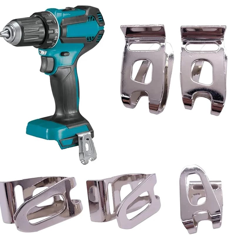 Gancio per Clip da cintura con vite per trapani a batteria da 18V ganci per supporto per punte per cacciavite a percussione Clip accessori per utensili elettrici per trapano elettrico
