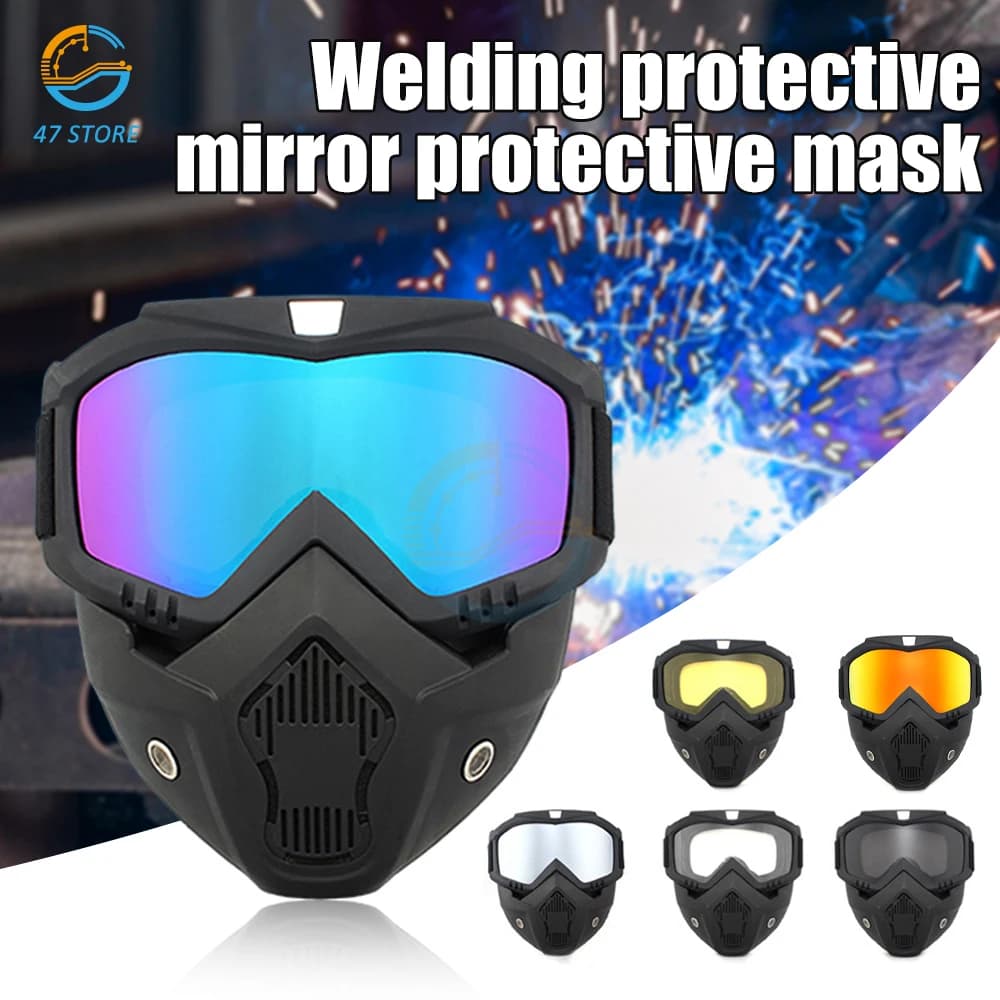 Maschera per saldatura oscurante automatica cambio luce oscuramento automatico occhiali protettivi Anti-occhi per maschere per saldatura accessori per occhiali