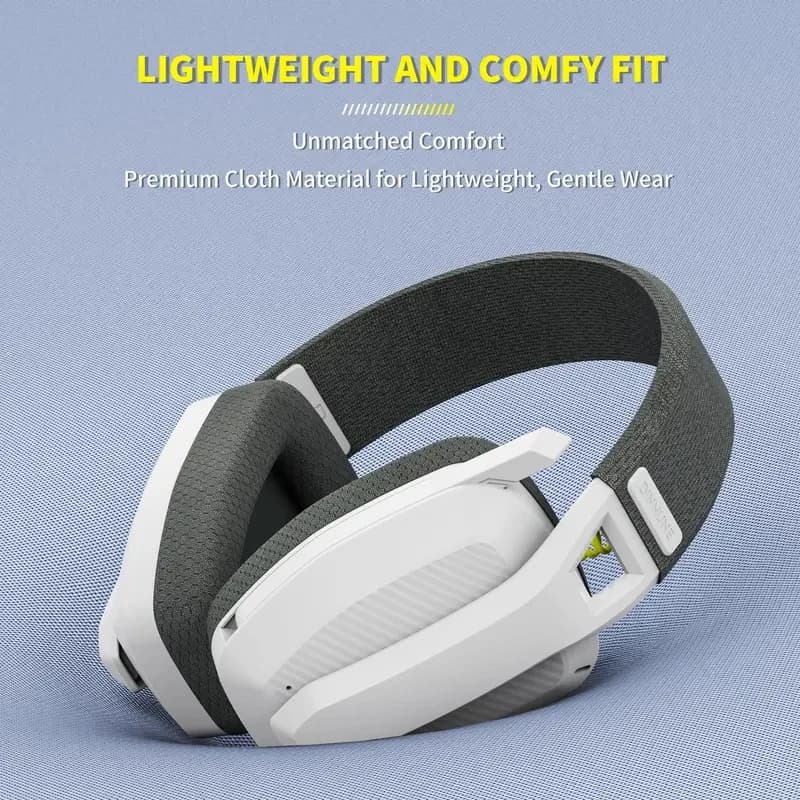 2026 New BW06 Bluetooth 5.3+2.4G Gaming Headset ENC Noise Cancelling Mic Over-Ear Wireless Headphones