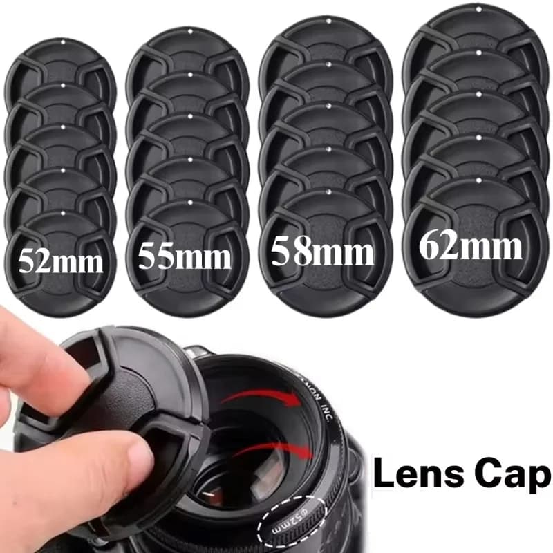 Universal Dslr Lens Protector Camera Lens Cap 37 49 52 55 58 62 82mm For Lumix Camera Lens Cover Protector Lens Cover Protector