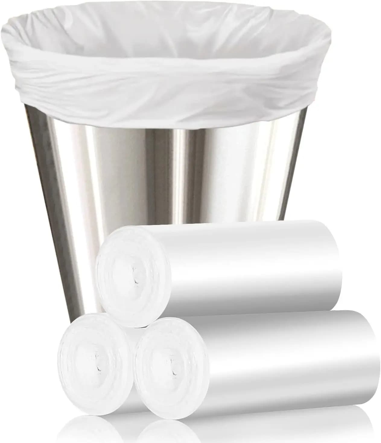 Sacchetti per la Spazzatura da 4 Galloni, Sacchi per Rifiuti da 15 Litri Senza Profumo per Bagno, Cucina, Camera da Letto - Confezione da 105
