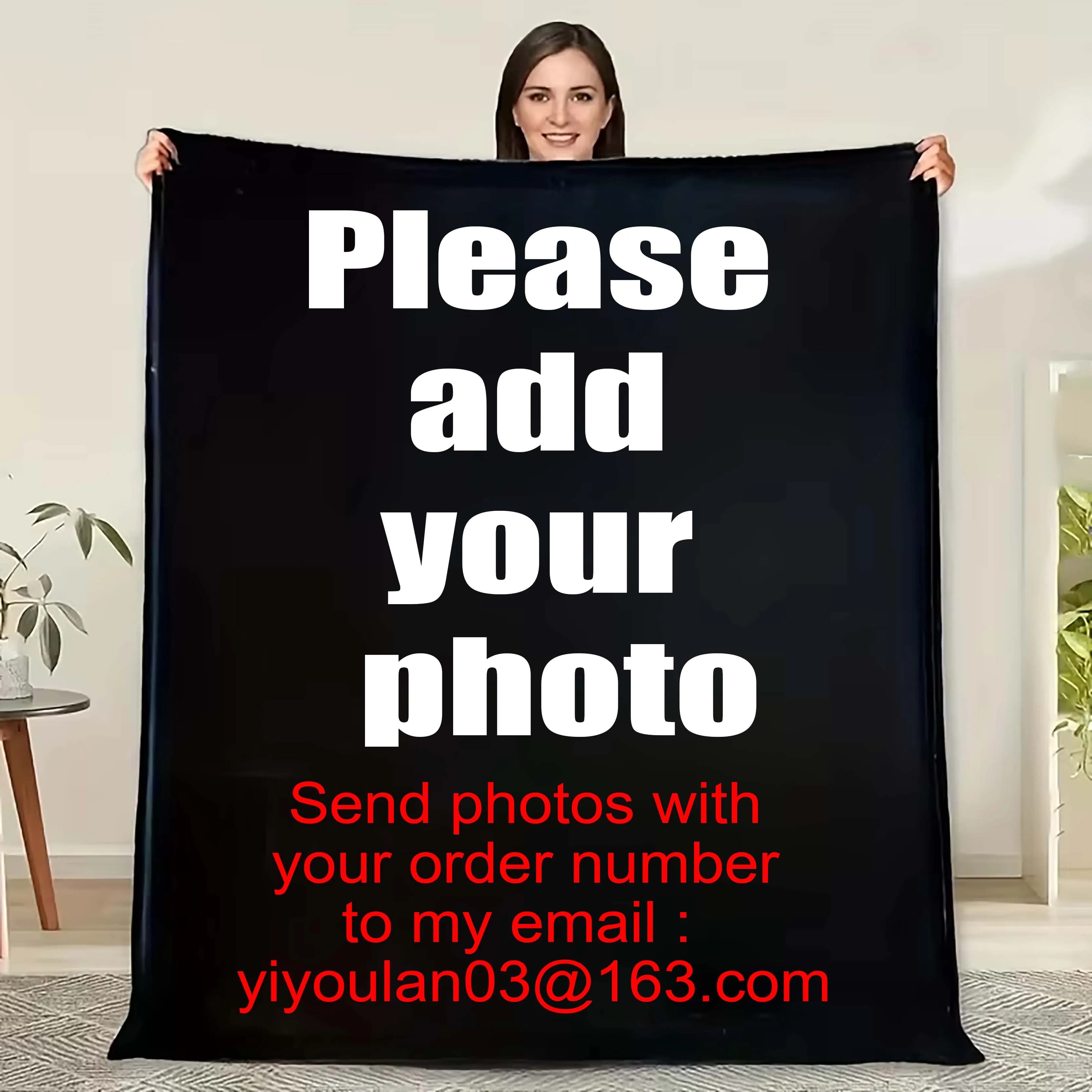 Coperta fotografica personalizzata Stampa personalizzata su richiesta Dropshipping Coperte calde per fidanzato ragazza dimensioni 150x200 cm