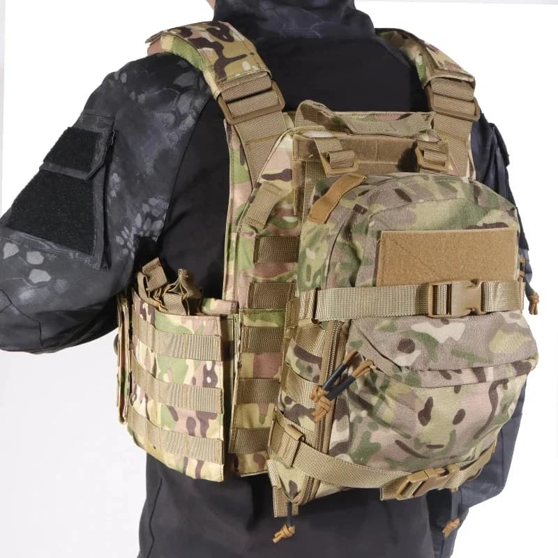 Tactical attachment system Add-on Bag MOLLE Water Bladder Carrier Pack for Tactical Vest Hydration Backpack Plate Carrier