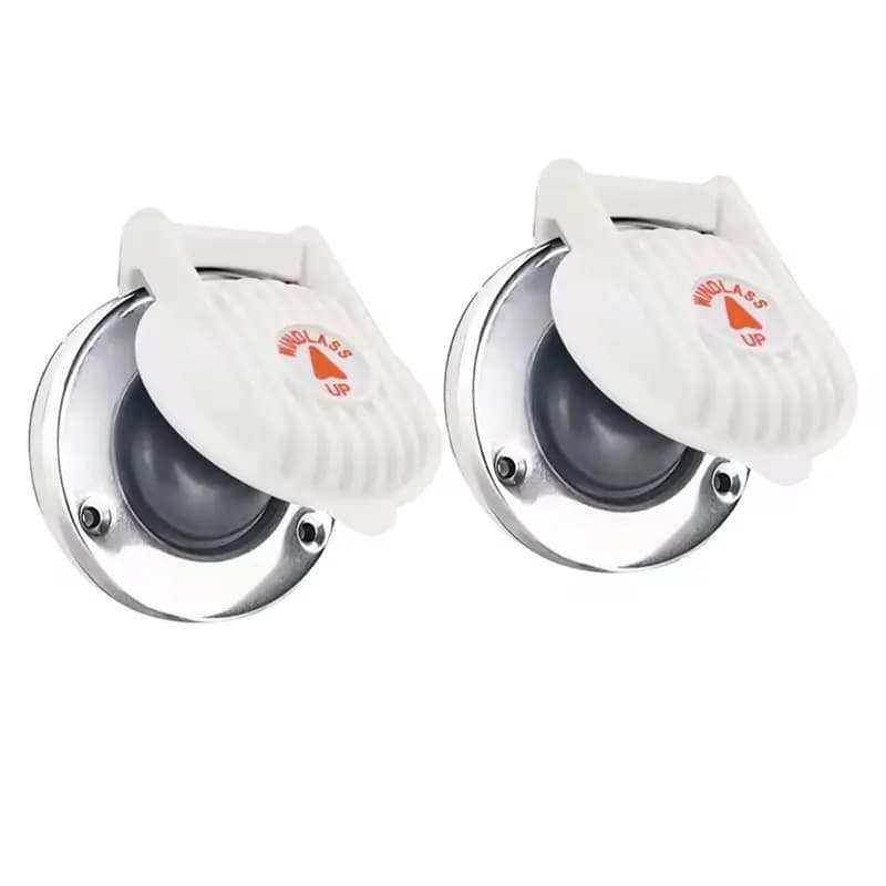 Interruttore di controllo per accessori nautici, interruttore a pedale per salpa ancora, 2 pz, per ancora marina 12V/24V, ricambio per barche e yacht