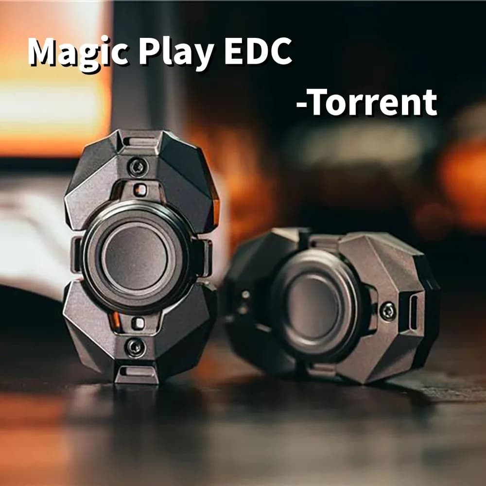 Gioco magico EDC Torrent Fidget Spinner Fidget Toys per adulti Fidget Spinner Gadget per alleviare l'ansia Giroscopio a due pale